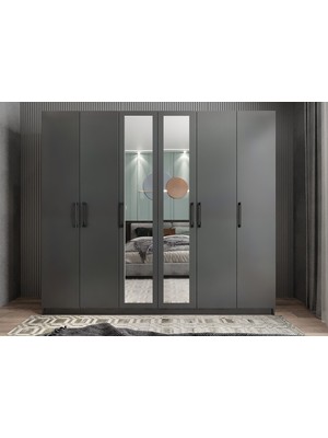Baramolife Süper 6 Kapaklı Gardırop - G.A.S_270