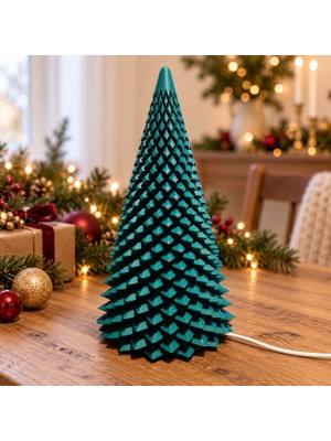 Yılbaşı Ağacı Dekoratif USB Lamba – 26 cm x 13 cm