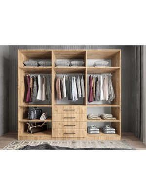 Baramolife Trend 6 Kapaklı Gardırop -  G.A.T_270