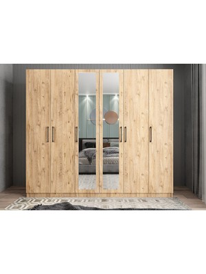 Baramolife Süper 6 Kapaklı Gardırop - G.A.S_208