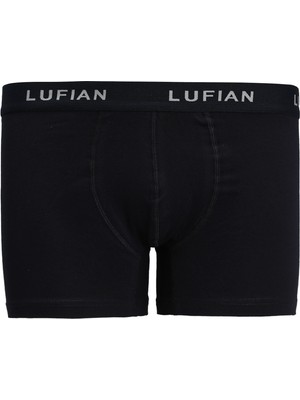 Lufian Dany Erkek Pamuklu Boxer Lacivert