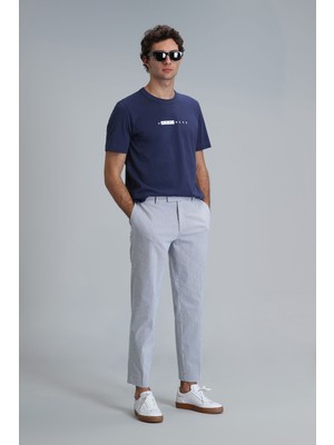 Lufian Frank Smart Erkek Chino Pantolon Slim Fit Saks