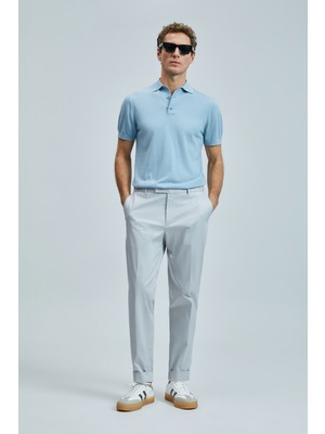 Lufian Plus Smart Erkek Chino Pantolon Slim Fit Taş