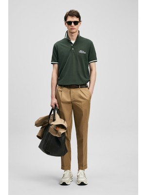 Lufian Ronan Smart Erkek Chino Pantolon Slim Fit Bej