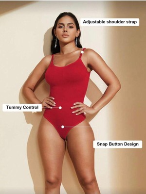 Salmore Gydp Seamless Zıbın Korse Çıtçıtlı Body 2 Beden Incelten Toparlayıcı Push Up Etkili Karın Bel G Slmr