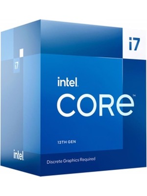 Intel Core I7 13700K 16 Core 3.40GHZ 30MB125W LGA1700 (Grafik Kart Var, Fan Yok) Kutulu Box Işlemci