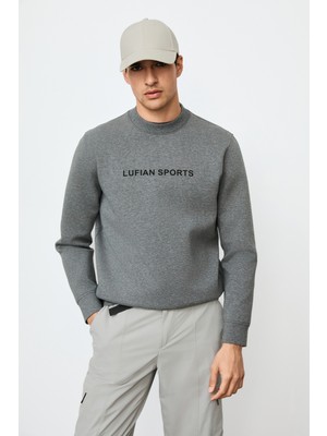 Lufian Rowan Erkek Sweatshirt Gri
