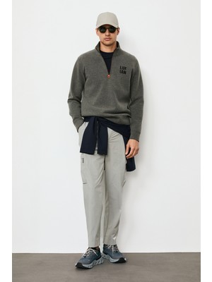 Lufian Chase Erkek Sweatshirt Gri