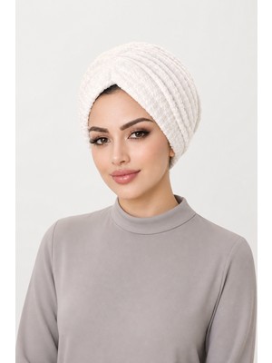 Mestore Kırık Beyaz Büzgülü Salaş Bone