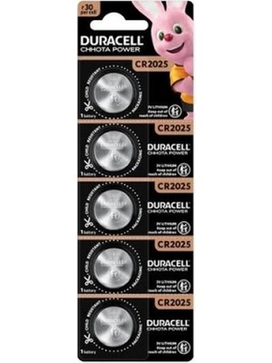 Genel Tedarik Duracell 2025 Para Pili 5li Kart BX40