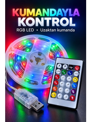Astraltech Telefonla Kontrol Edilebilen 10 Metre Rgb LED