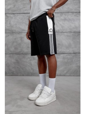 Hiccup Erkekler Nomarc Oversize Düz Paça Sweat Şort Çok Renkli