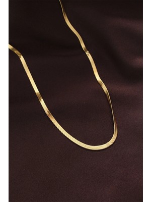 Uravas Store Urprime 316L Çelik Renk 60 cm Italyan Zincir Kolye TCXBKO6230