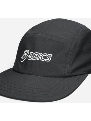 Asics Performance Running 5 Panel Cap Unisex Siyah Şapka 3013B331-001