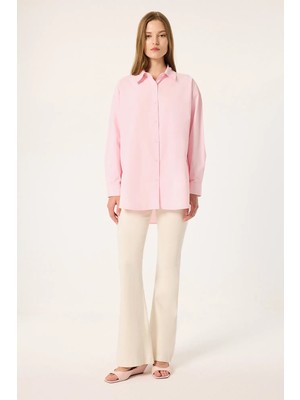 Touche Prive Oversıze Fit Poplin Gömlek