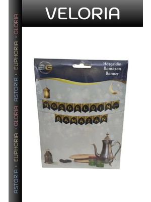 Veloria Özel Seri Hoşgeldin Ramazan Banner Salon Hazırlık