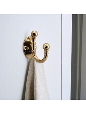 Rafta Misket Askı Bronz Vestiyer Dolap Askılık Askılığı Duvar Banyo Mutfak Elbise Kıyafet Çanta Askısı