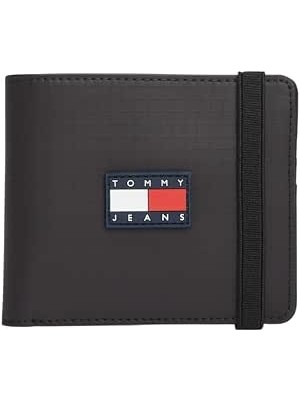 Happy Trend Hilfiger Tjm Daıly Tech cc & Coın Erkek Cüzdan Black Os
