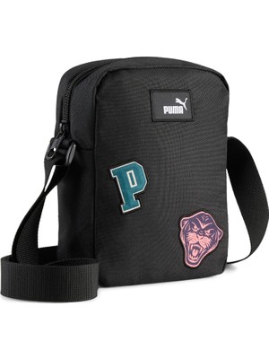 Happy Trend Puma Phase Patch Portable Unisex Yetişkin Omuz Çantası Puma Black Tek Beden