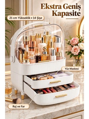 House By House Çekmeceli Makyaj Kozmetik Düzenleyici Organizer Krem