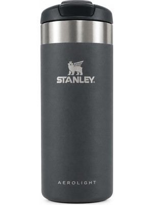 Die Grup Stanley The Aerolight Transit Mug Termos 0.35 Litre - Kömür Gri (Charcoal) | Paslanmaz Çelik