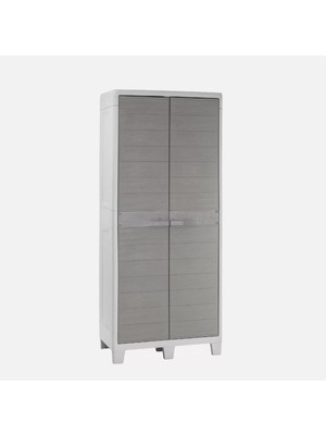 Ayizi Kitap Evinizin Atölyesi Plastik Dolap, Bahçe Dolabı, Banyo DOLABI,78X46X182CM