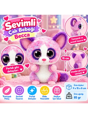 Marka Kolik Peluş Çalı Bebeği Becca 15 cm