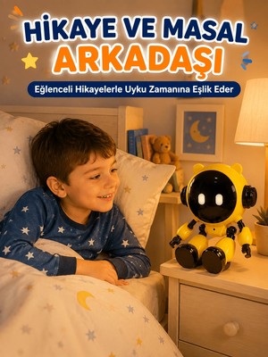 Astraltech Akıllı Eğitici Çocuk Robotu 40 Dil Destekli Yapay Zeka Wi-Fi Uygulama ve Sesli Sohbet