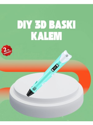 Astraltech Üç Boyutlu 3D Yazıcı Kalem Abs ve Pla Uyumlu