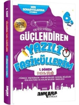 TeknoKapsül 6. Sınıf Tüm Dersler 1. Dönem Güçlendiren Maarif Modeli 1. ve 2. Yazılı Fasiküllerim