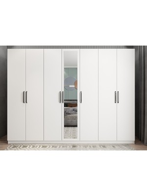 Baramolife Life 7 Kapaklı Gardırop - Beyaz - G.Y.L_245