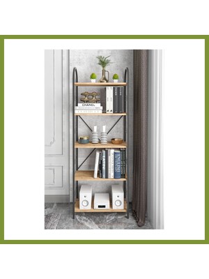 Bezos Metal Kitaplık Atlantik Çam 180 cm Vlr