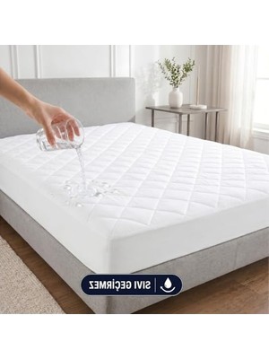 Velora Mikrofiber Kapitone Fitted Alez, 120 x 200 Cm, Su Geçirmez