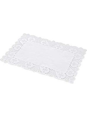 Velora Beyaz Dantel Kağıt - 26 cm x 37 Cm, Dekoratif Kullanım