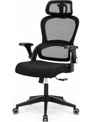 Velora Zeon Büro Ofis Sistemleri // Comfort Max Black Ofis Kolduğu Yönetici Koltuğu Çalışma Koltuğu