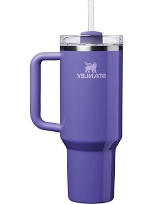 Velora Stanley Quencher H2.0 Flowstate Pipetli Termos Bardak 1.18 Litre - Parlak Mor (Dahlia Shimmer) | Paslanmaz Çelik