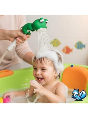 Velora Eğitici Banyo Oyuncağı, Sevimli Hayvan Figürlü Bebek Duş Başlığı