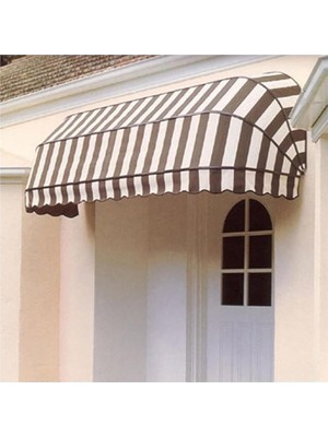 Verandalar, Kapılar ve Balkonlar Için Katlanabilir Stor Perde, Su Geçirmez, Uv Işınlarına Dayanıklı Polyester Branda, 140 x 60 x 60 Cm, Avlu ve Kış Ba