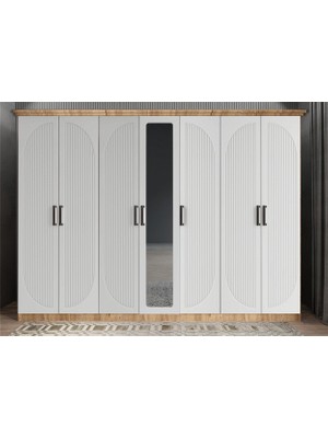 Baramolife Membran Harika 7 Kapaklı Gardırop - G.Y.M.H_245