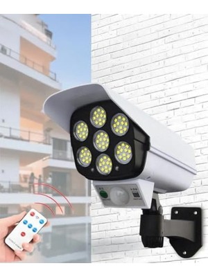 Velora Kamera Görünümlü Hareket Sensörlü Uzaktan Kumandalı Solar Bahçe Lambası Su Geçirmez Güvenlik Işığı          [enerji Sınıfı A]