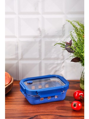 Velora Emsan Smart 640 ml Borosilikat Saklama Kabı