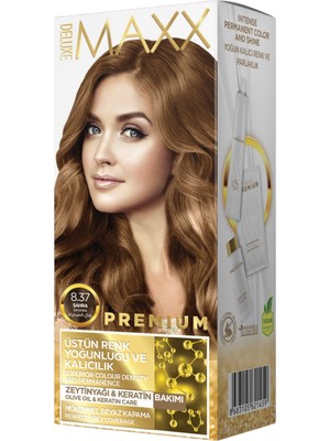 Velora Maxx Deluxe Premıum Yarı Kit Set Saç Boyası 8.37 Sahra