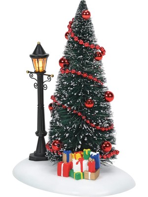 Velora Department 56 Village Accessories Noel Vinyet Işıklı Heykelcik, 18 Cm, Çok Renkli