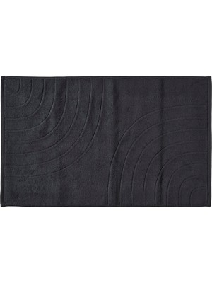 Velora Zone Denmark Time Banyo Paspası SIYAH%100 Pamuk 50X80 cm