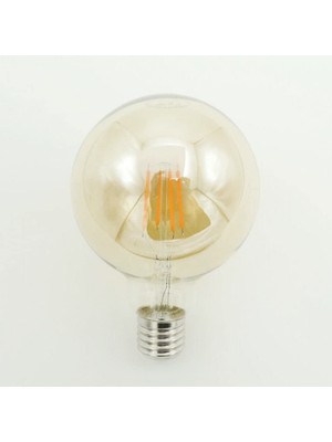 Velora Sunlight G95 Yuvarlak Rustik LED Ampul 5,5W Amber