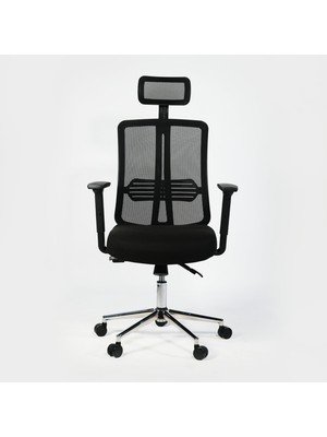 Velora Pixel Hero Ergonomik Ofis Koltuğu Fileli Yönetici Çalışma Sandalyesi Siyah