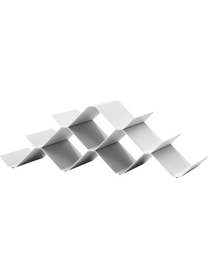 Velora Zone Denmark Rocks Piramit Şarap Rafı Sıcak Gri 51,3 x 20 x 16,9 cm