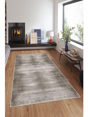 Velora Pelangi Yeşil Batik Desen Renk Geçişli Yıkanabilir Kaymaz Taban Leke Tutmaz Modern Salon Halısı ve Yolluk, Koyu Bej 40 x 40, 745710854040728