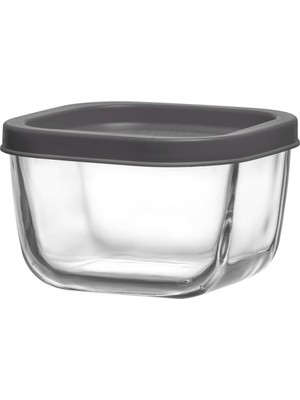 Velora Cube Cam Saklama Kabı 2'li Küçük Boy 270 ml