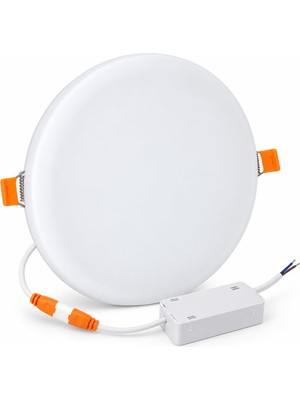 Velora 36W Yuvarlak LED Panel 22 cm 6500K Beyaz Işık 4000 Lm